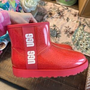 UGG Red Waterproof Boots